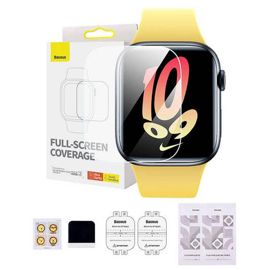 Baseus 40mm Okosóra fólai AP Watch 4/5/6/SE/SE 2 készülékekhez (P6001510B201-00) (P6001510B201-00)-0