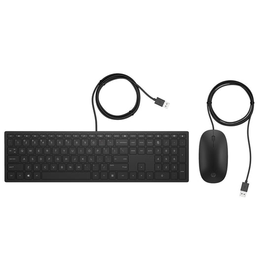 Keyboard and Mouse HP 4CE97AA Black-0
