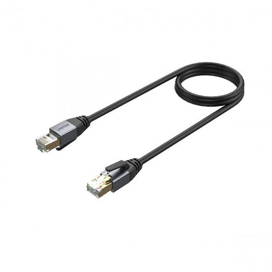 S/FTP Category 8 Rigid Network Cable Unitek C18149AGY03-2M Black 2 m-0
