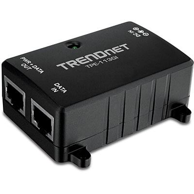Adaptor TRENDnet TPE-113GI, Injector PoE, Gigabit, IEEE 802.3af (TPE-113GI)-0