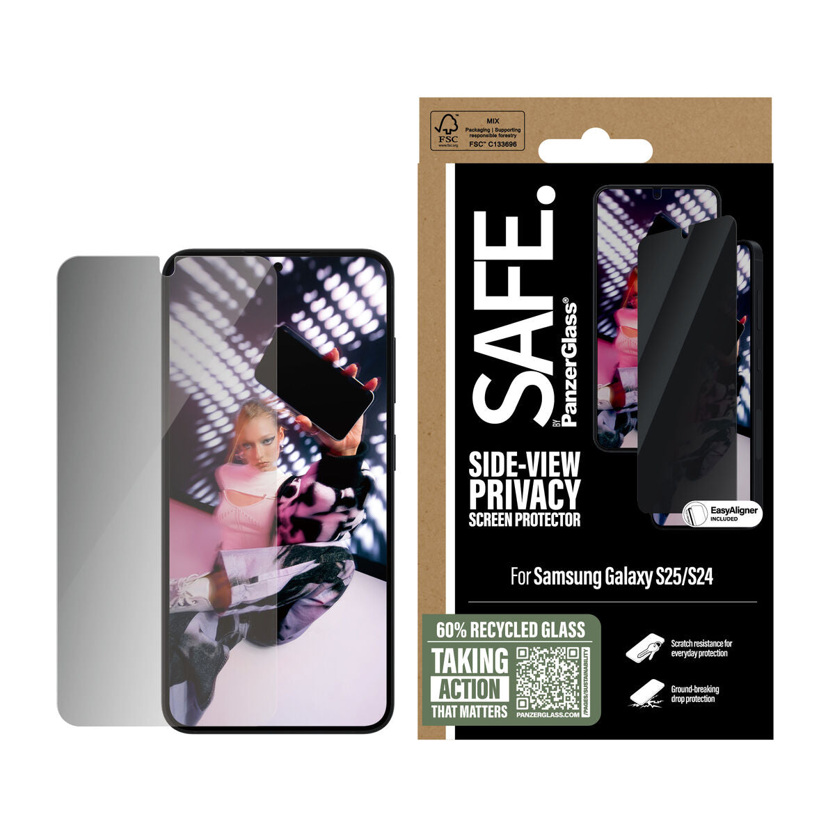 Mobile Screen Protector PanzerGlass Samsung S25-S24-0