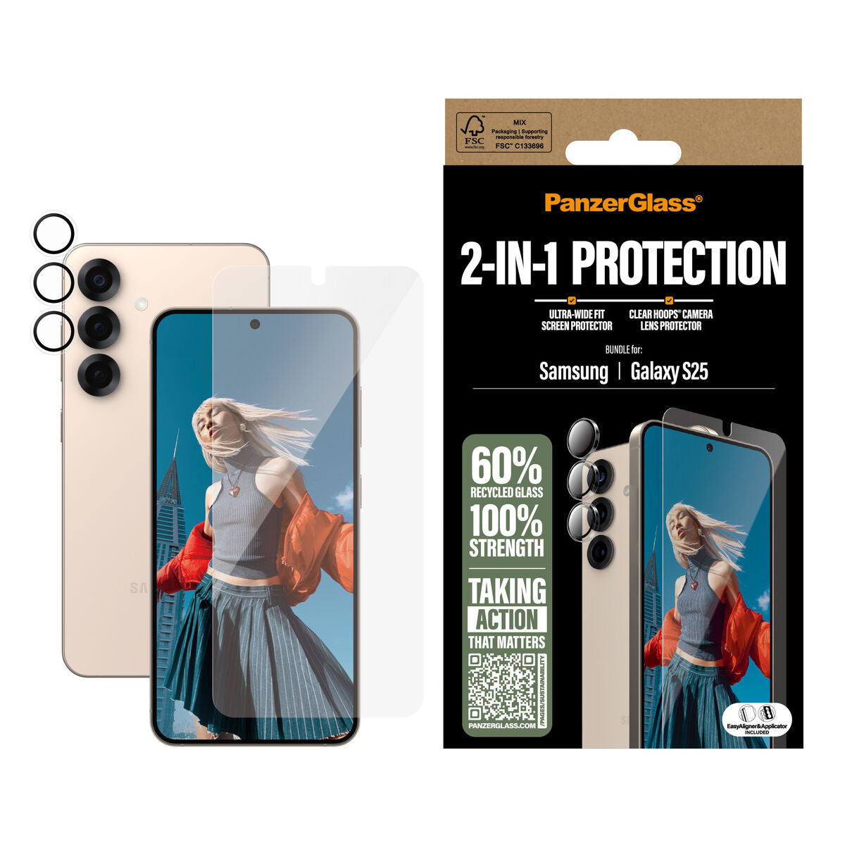 Mobile Screen Protector PanzerGlass Samsung S25-0