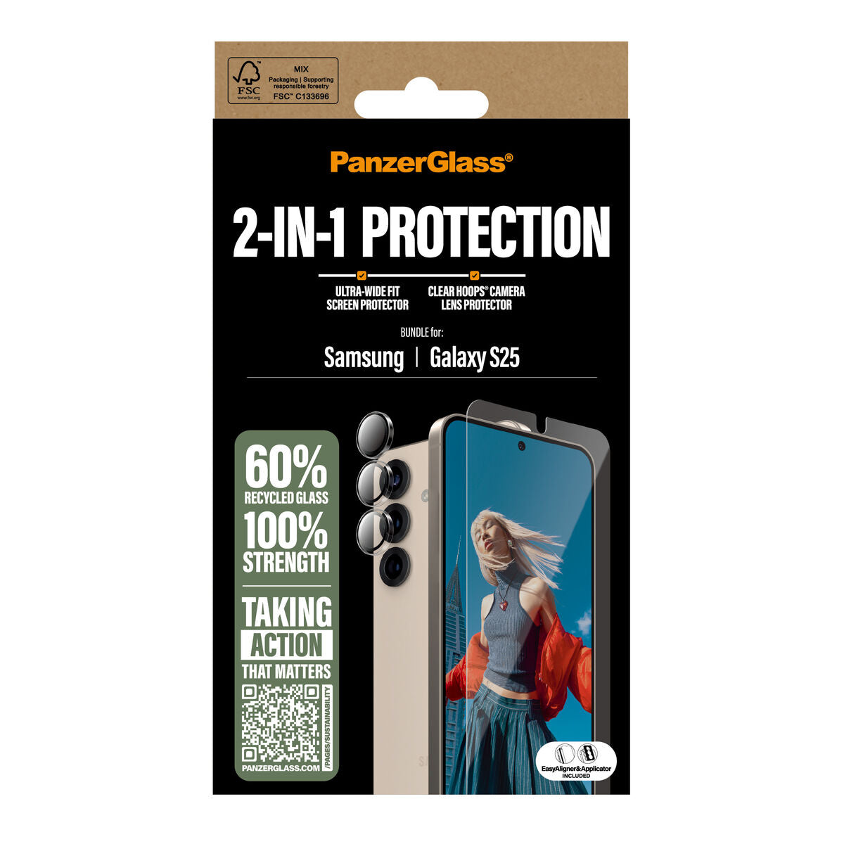 Mobile Screen Protector PanzerGlass Samsung S25-1