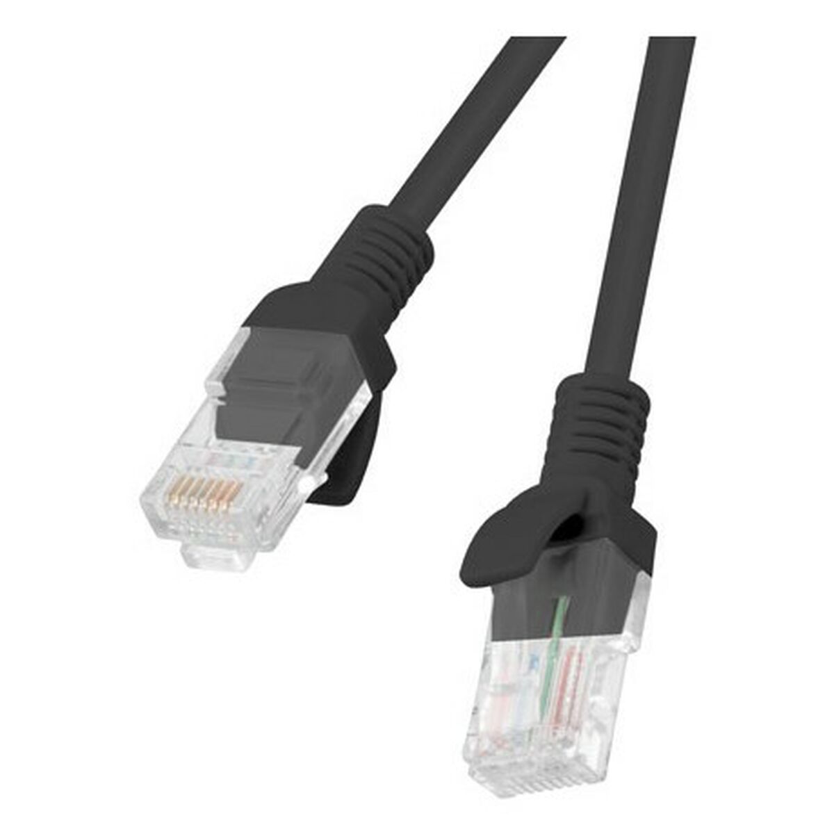 UTP Category 6 Rigid Network Cable Lanberg PCU5-20CC-0050-BK Black 50 cm-0