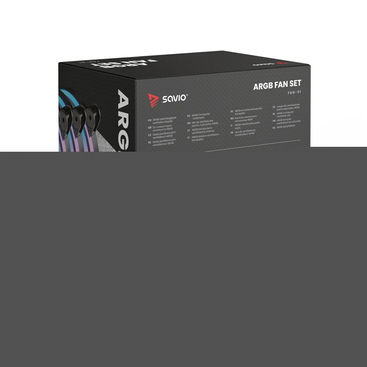Box Ventilator Savio FAN-01 ARGB Ø 12 cm-4