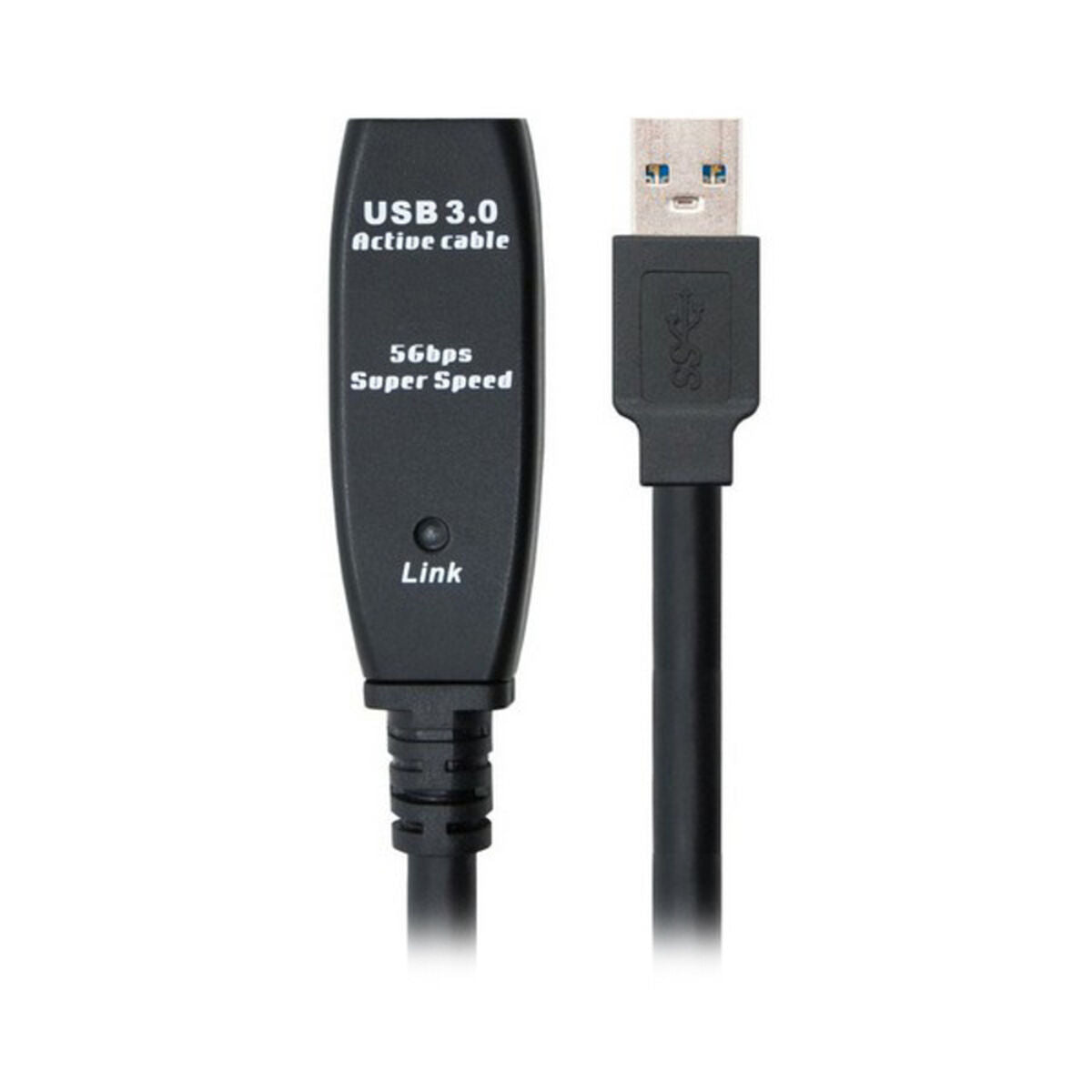 USB Extension Cable NANOCABLE 10.01.031 Black-2