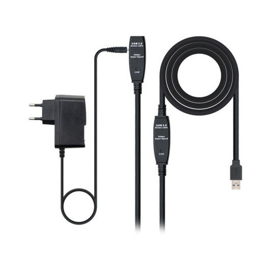 USB Extension Cable NANOCABLE 10.01.031 Black-0