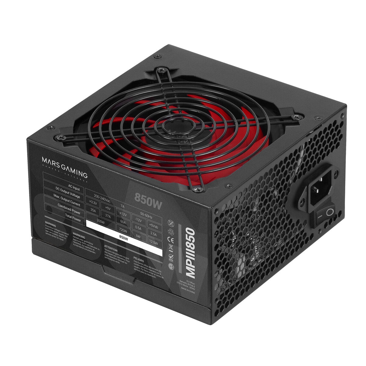 Power supply Mars Gaming MPIII850 ATX 850 W-0