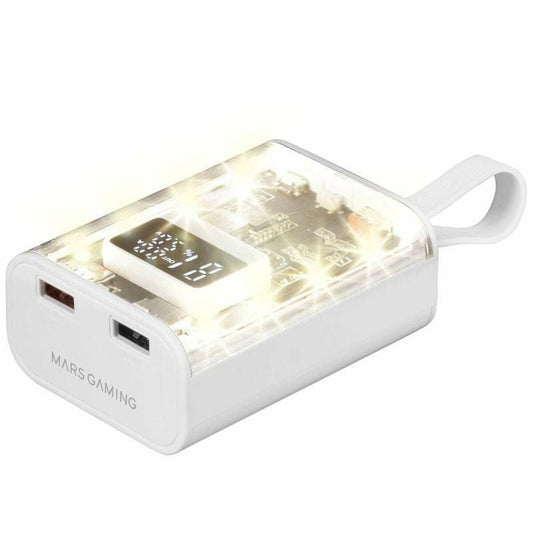 Powerbank Mars Gaming MPK10KW White 10000 mAh-0