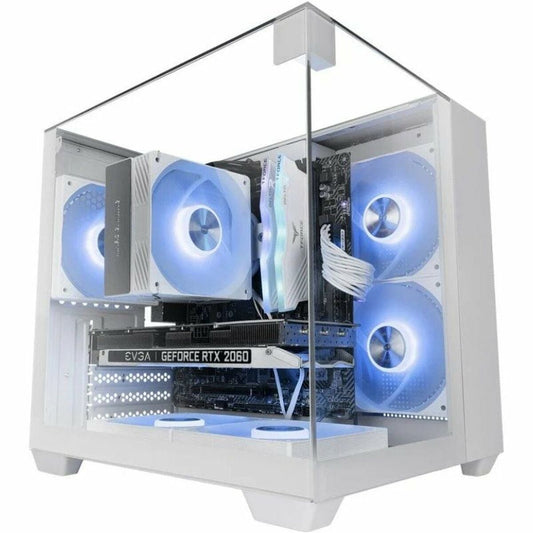 ATX Semi-tower Box Mars Gaming MCVISIONMW White-0
