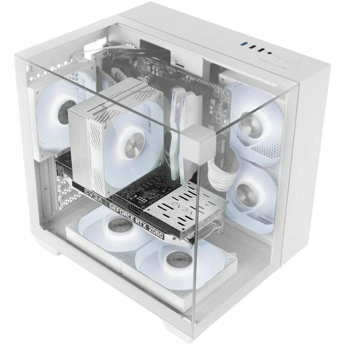 ATX Semi-tower Box Mars Gaming MCVISIONMW White-4