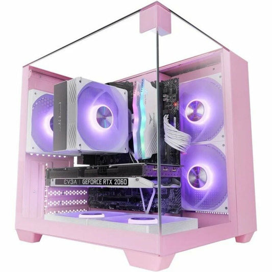 ATX Semi-tower Box Mars Gaming MCVISIONMP Pink-0