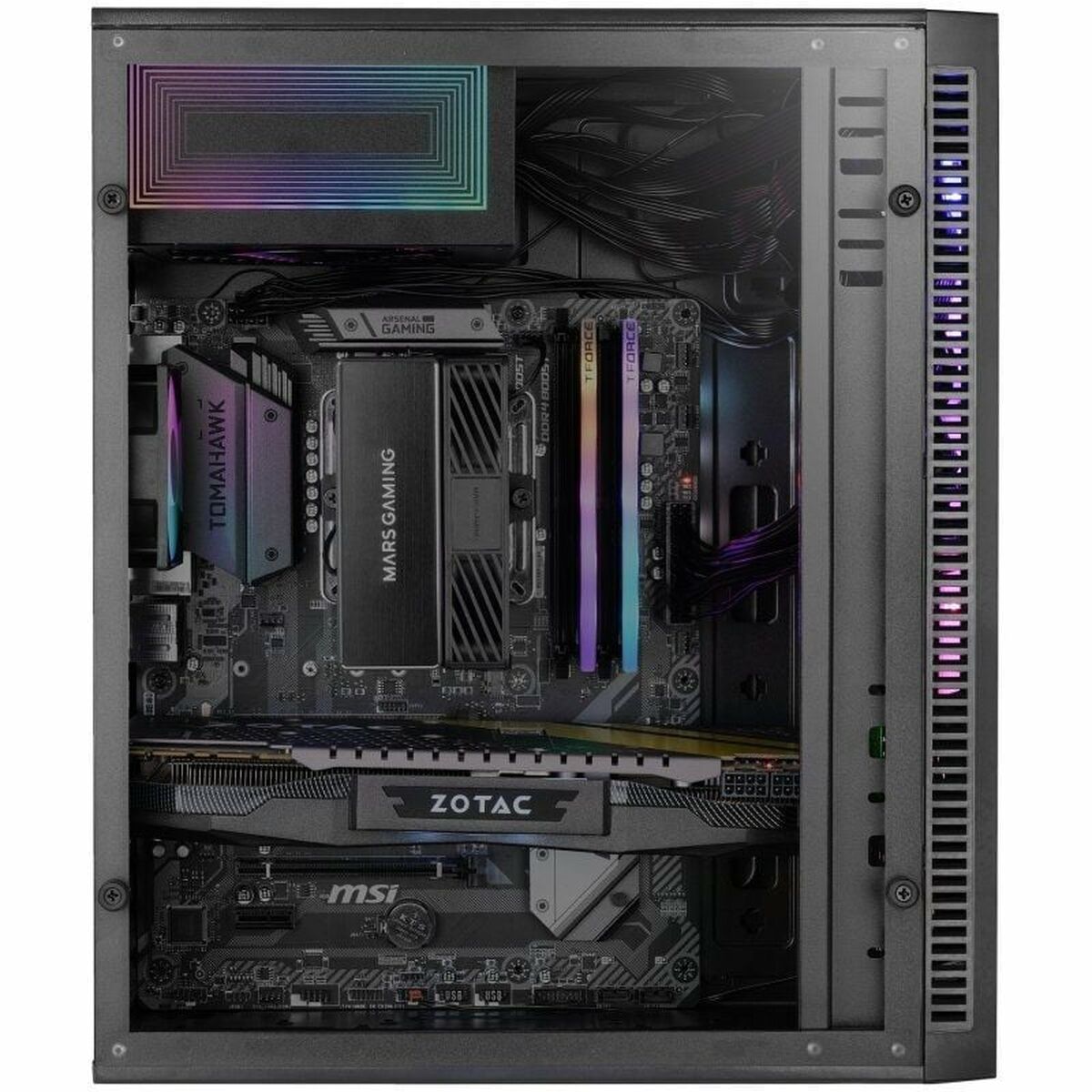 ATX Semi-tower Box Mars Gaming MCBLAZE Black-1