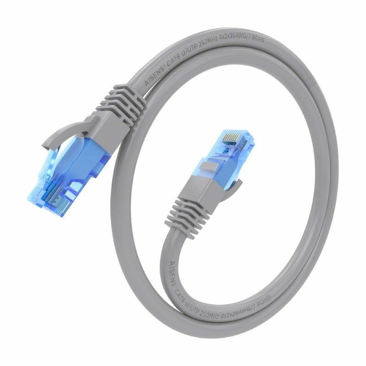 UTP Category 6 Rigid Network Cable Aisens A135-0783 Grey 15 m-1