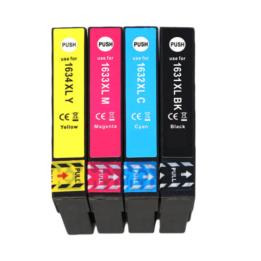 5er-Pack Wechselfaul XL Druckerpatronen kompatibel mit Epson 16XL T1636 – ersetzt Schwarz, Cyan, Magenta, Gelb-0