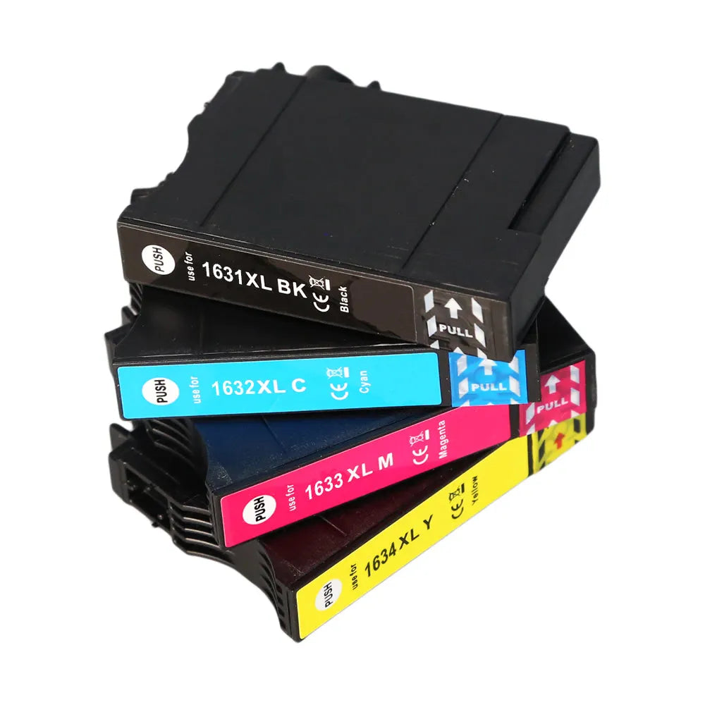 5er-Pack Wechselfaul XL Druckerpatronen kompatibel mit Epson 16XL T1636 – ersetzt Schwarz, Cyan, Magenta, Gelb-1